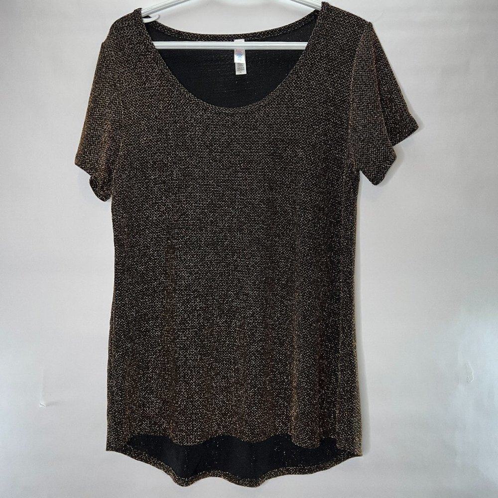 𝅺LULAROE Sparkle Blouse M